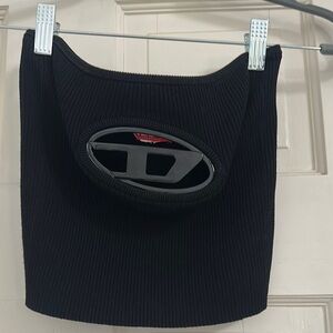 Black Diesel Clarksville Top with Logo Plaque